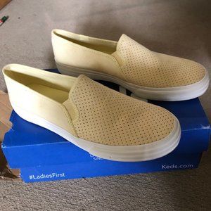 Keds Lemon Yellow Slip-ons - Size 9.5